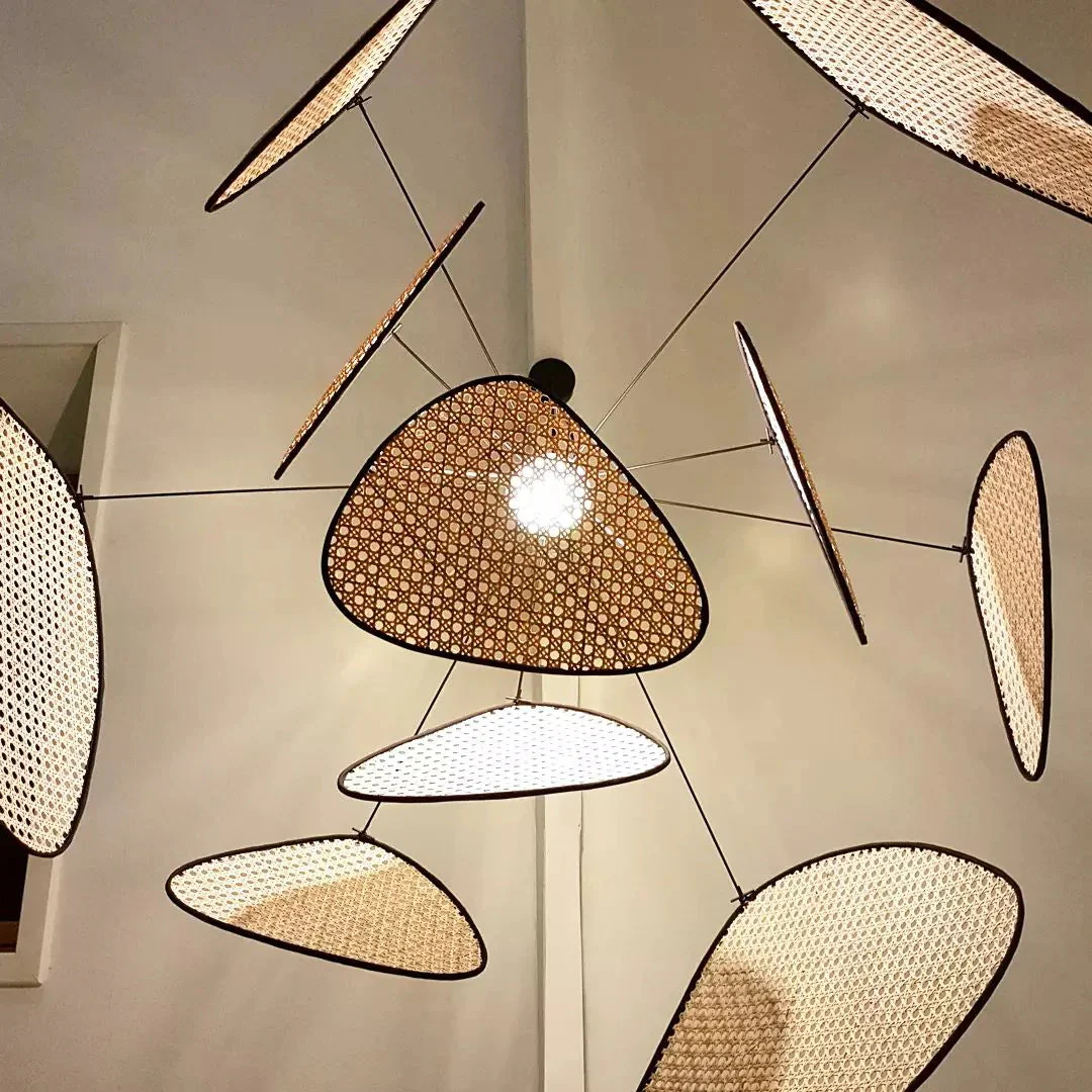 Screen Farmhouse Bamboo Chandelier - Image 30