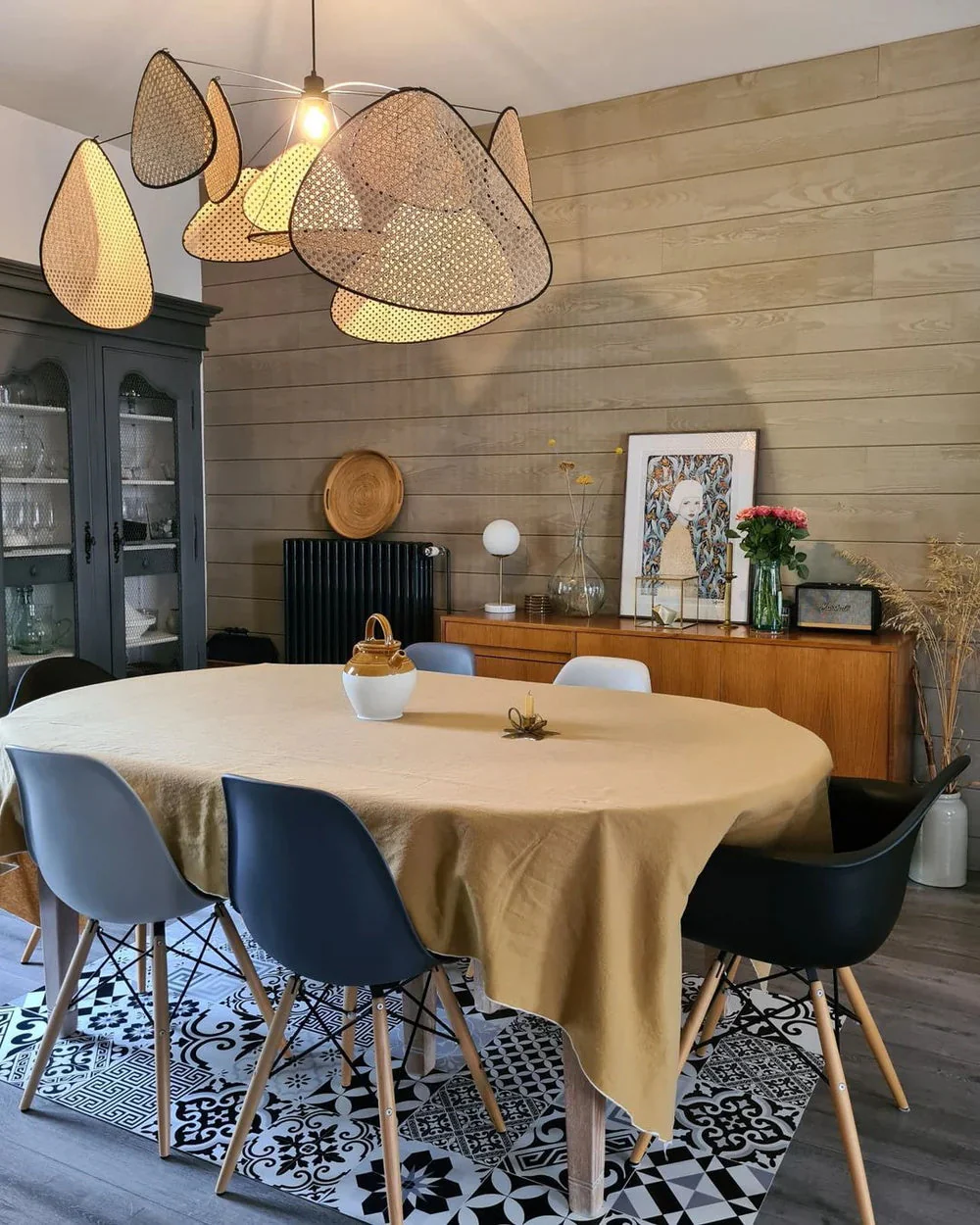 Screen Farmhouse Bamboo Chandelier - Image 32
