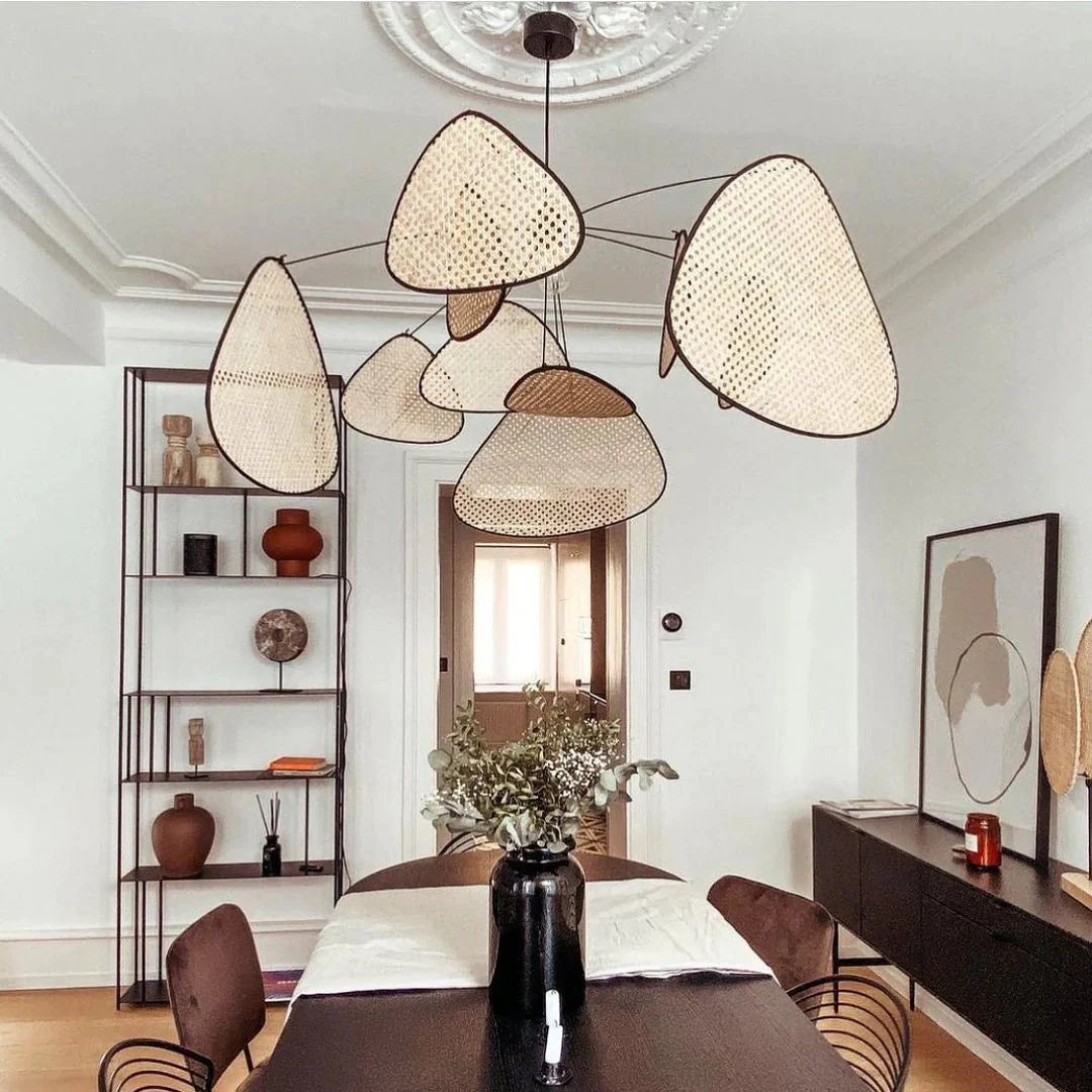 Screen Farmhouse Bamboo Chandelier - Image 35