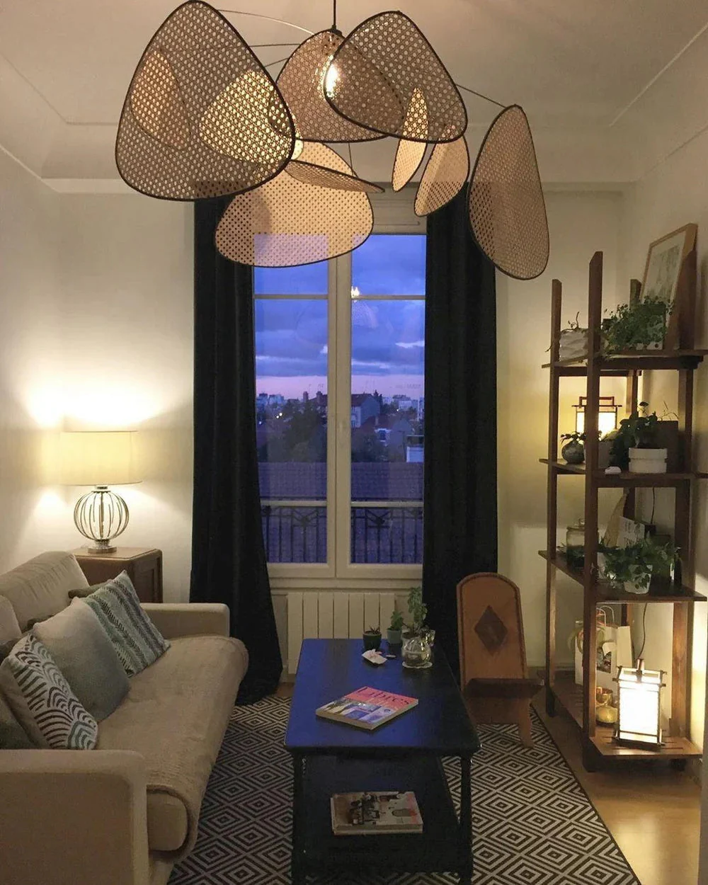 Screen Farmhouse Bamboo Chandelier - Image 38