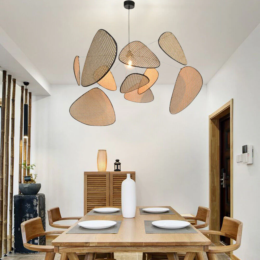 Screen Farmhouse Bamboo Chandelier - Image 5