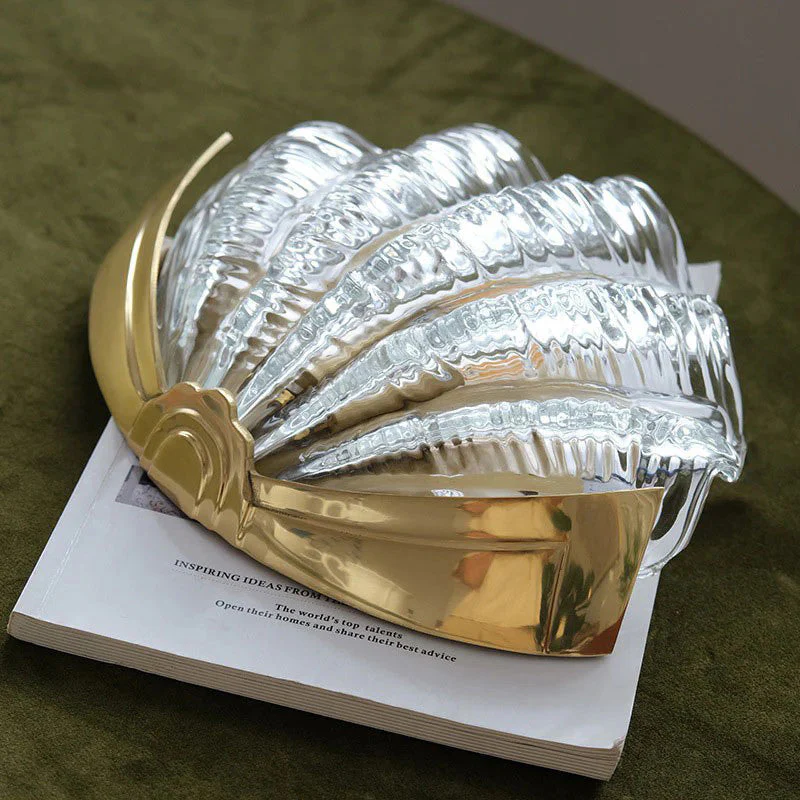 Seashell Contemporary Glass Wall Light - Image 11