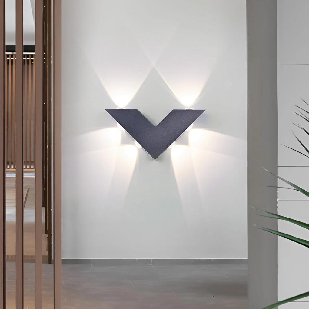 Seeds V-shaped Modern Outdoor Wall Washer Light