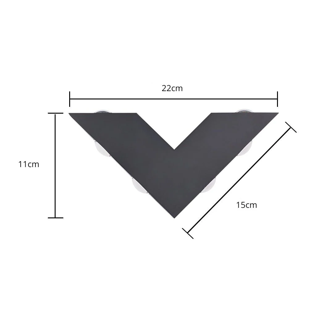 Seeds V-shaped Modern Outdoor Wall Washer Light - Image 6