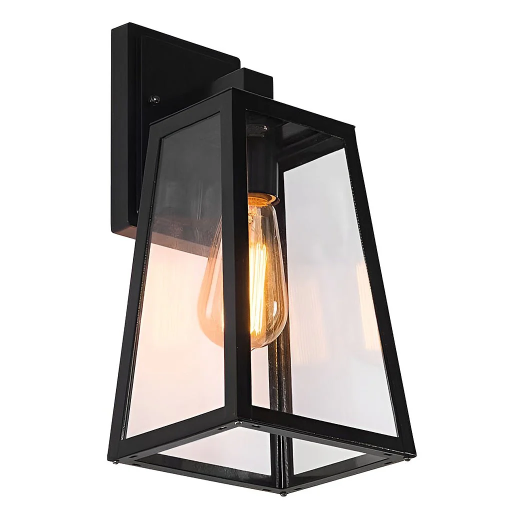 Seher Vintage Industrial Style Glass Outdoor Wall Lights - Image 5