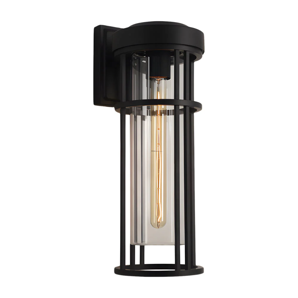Selena Lampshade Design Glass Outdoor Wall Sconce Light - Image 5