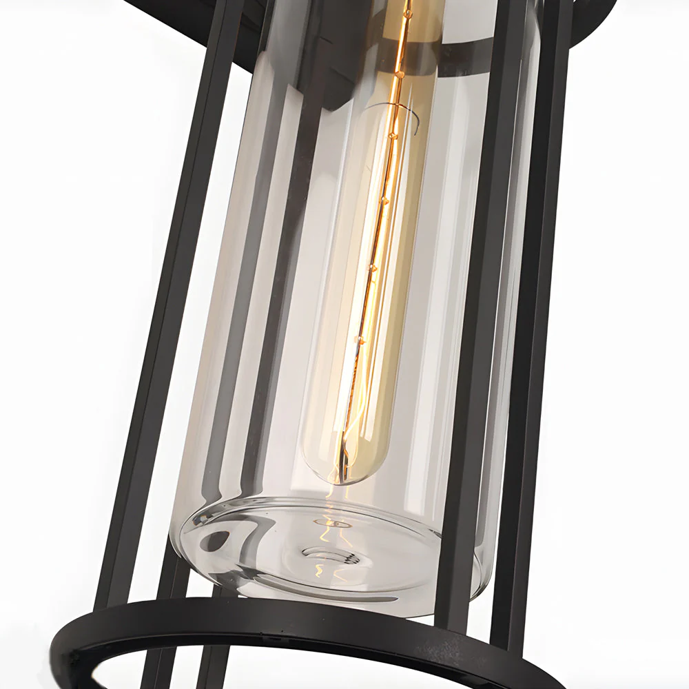 Selena Lampshade Design Glass Outdoor Wall Sconce Light - Image 9