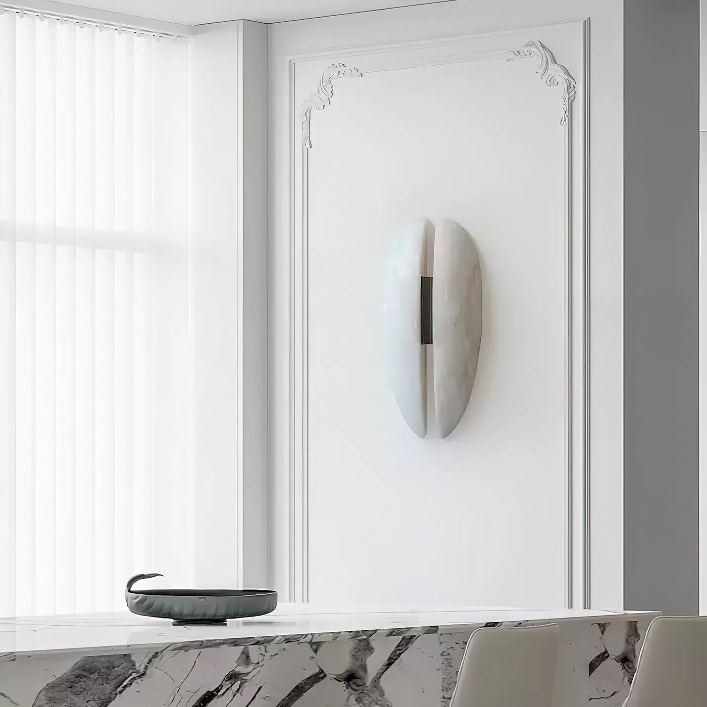 Selenic Artistic Alabaster Wall Lamp - Image 4