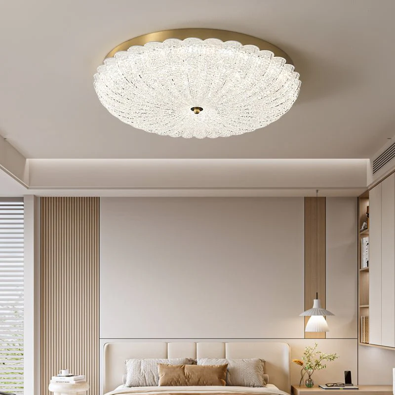 Seraphim Premium Nordic Art Brass Glass Ceiling Lamp - Image 14