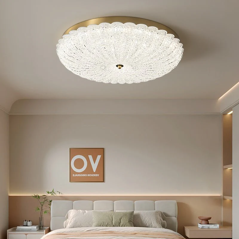 Seraphim Premium Nordic Art Brass Glass Ceiling Lamp - Image 15