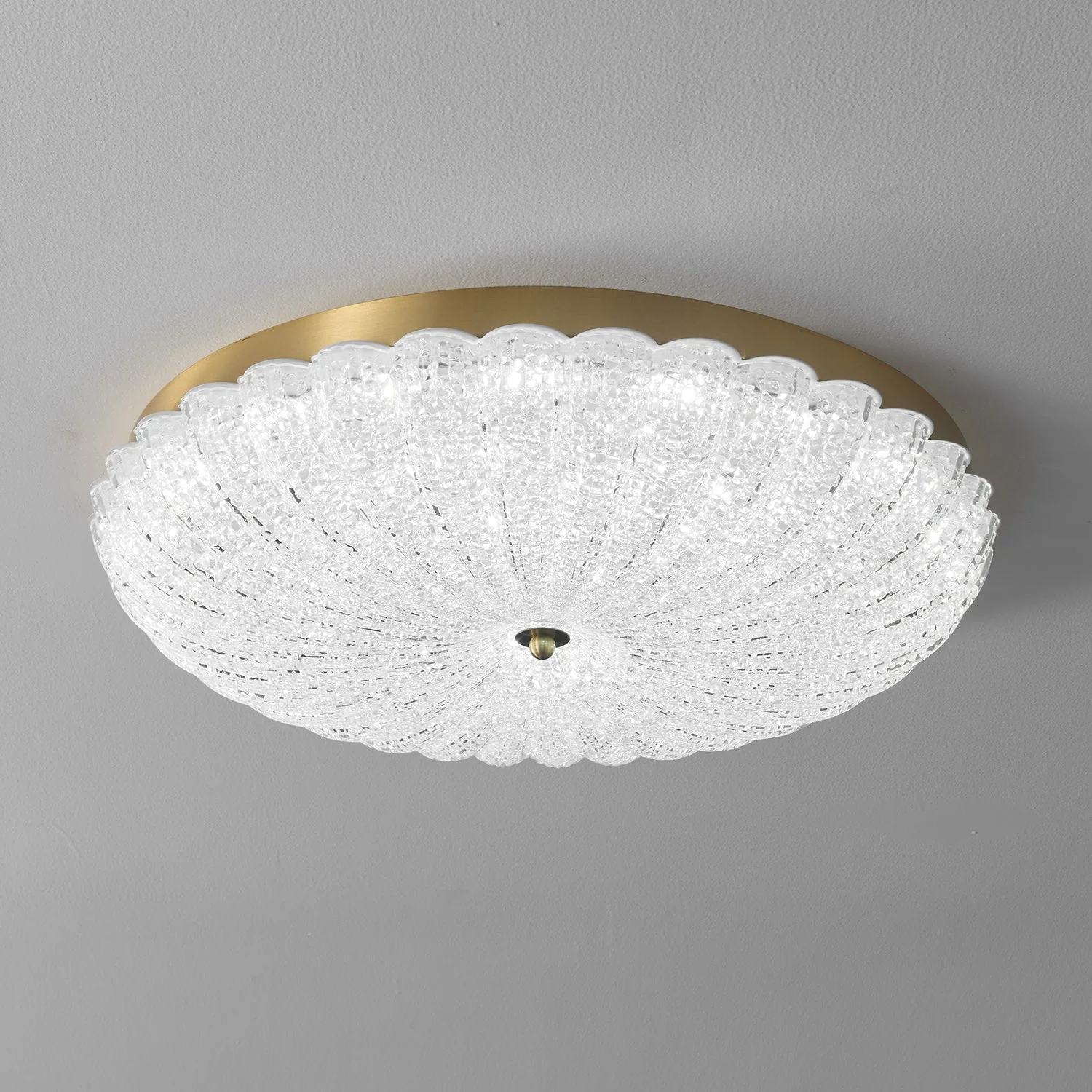Seraphim Premium Nordic Art Brass Glass Ceiling Lamp - Image 18