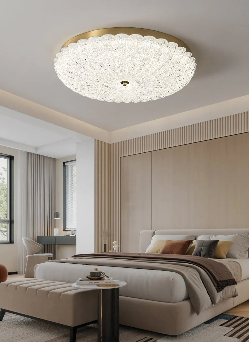 Seraphim Premium Nordic Art Brass Glass Ceiling Lamp - Image 21