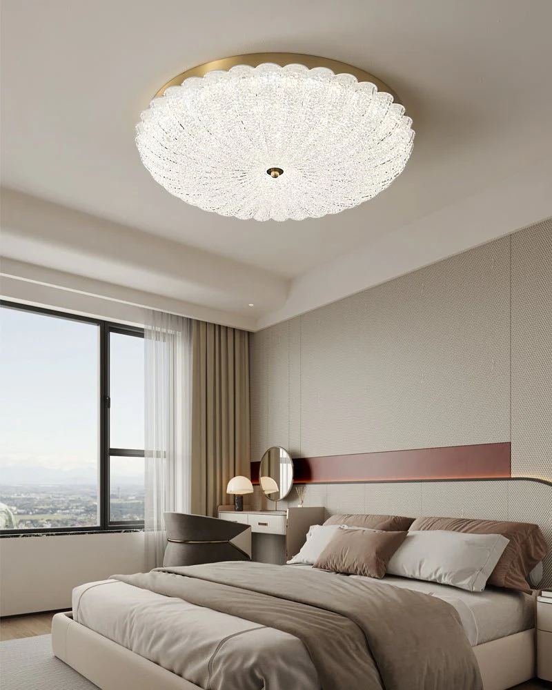Seraphim Premium Nordic Art Brass Glass Ceiling Lamp - Image 22