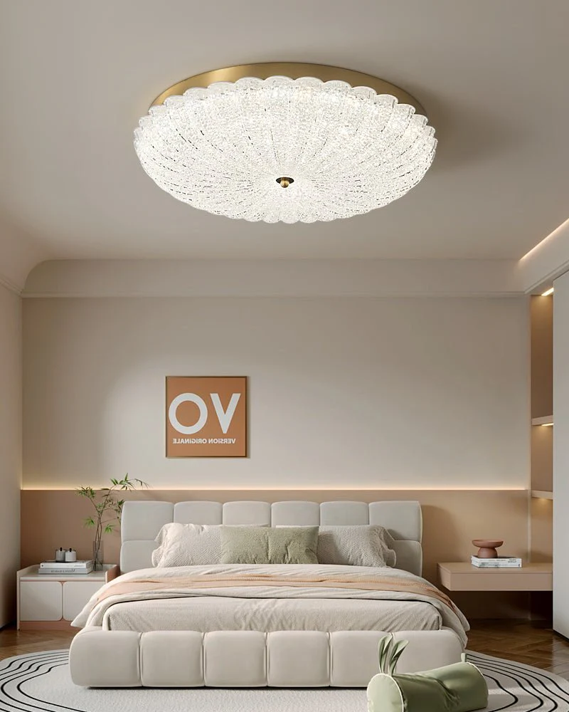 Seraphim Premium Nordic Art Brass Glass Ceiling Lamp - Image 23