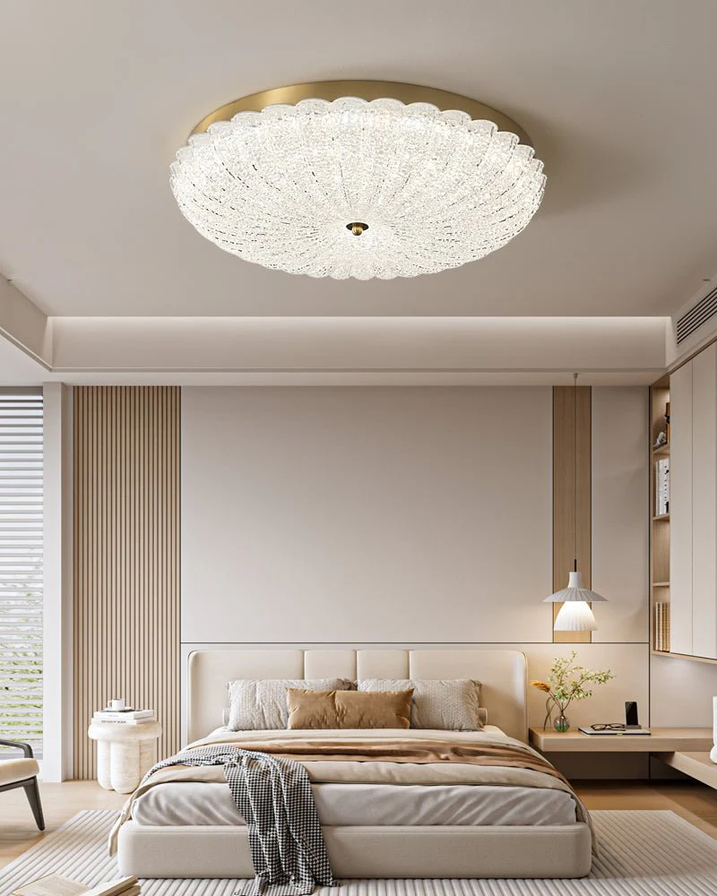 Seraphim Premium Nordic Art Brass Glass Ceiling Lamp - Image 25