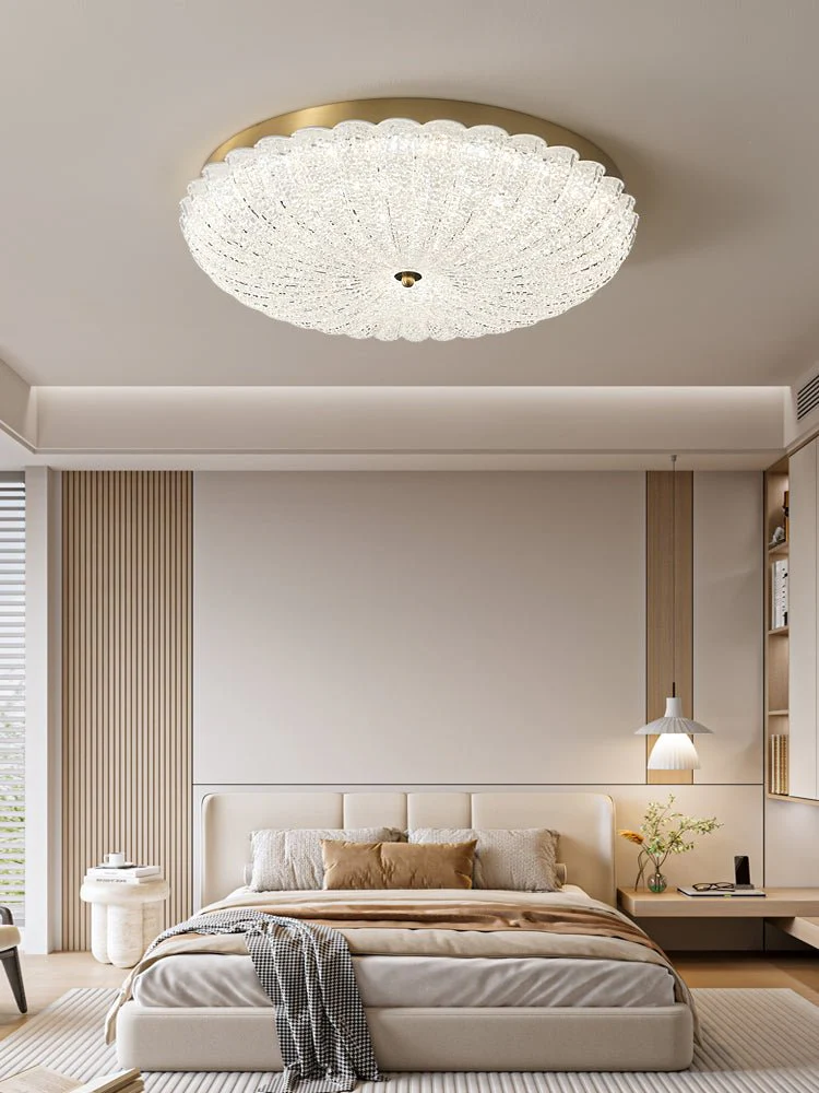 Seraphim Premium Nordic Art Brass Glass Ceiling Lamp - Image 5