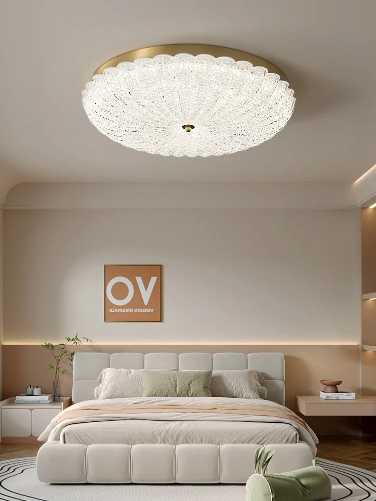 Seraphim Premium Nordic Art Brass Glass Ceiling Lamp - Image 7
