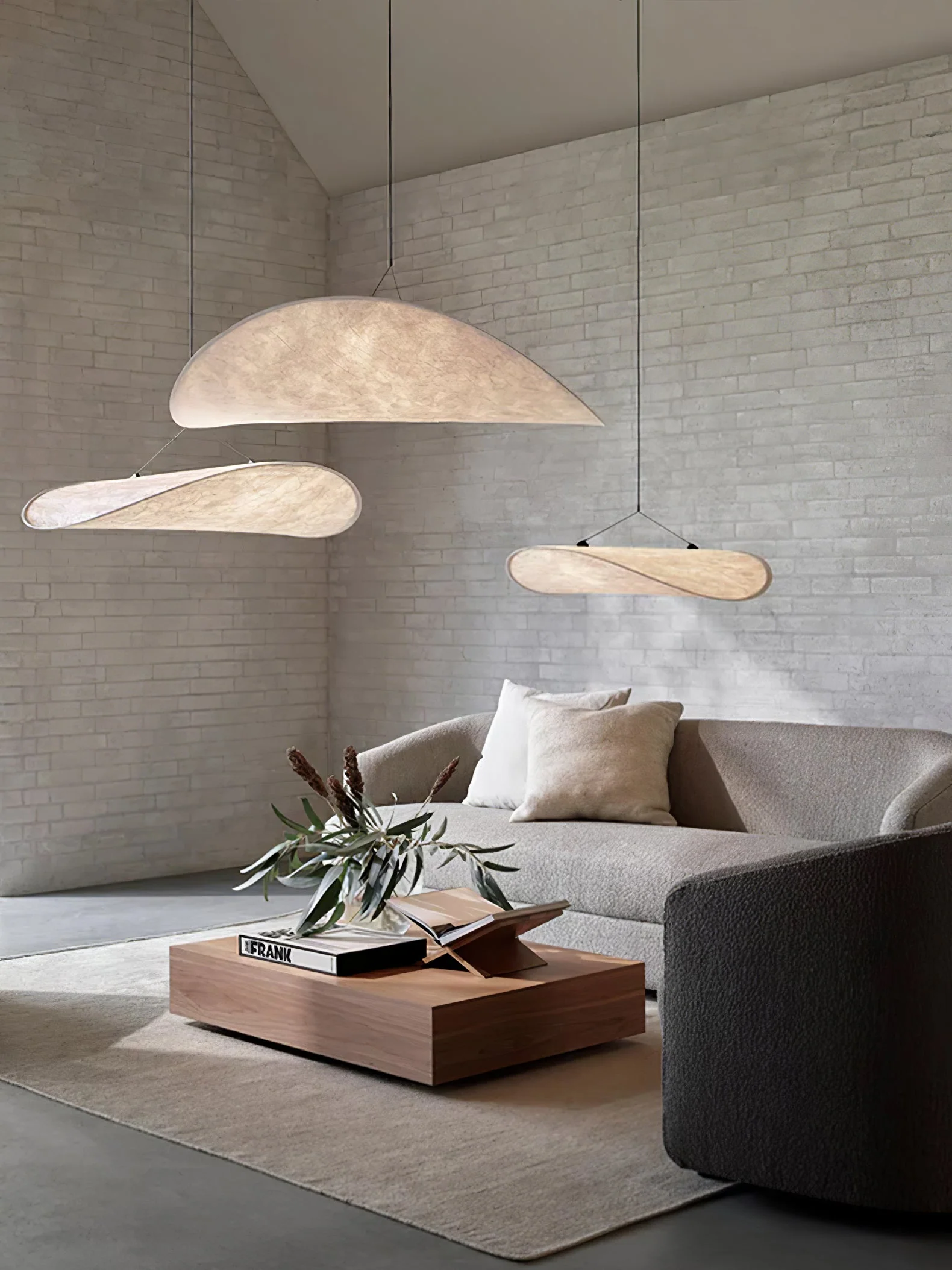 Sereca Paper & Glass Fiber Pendant Lamp - Image 113