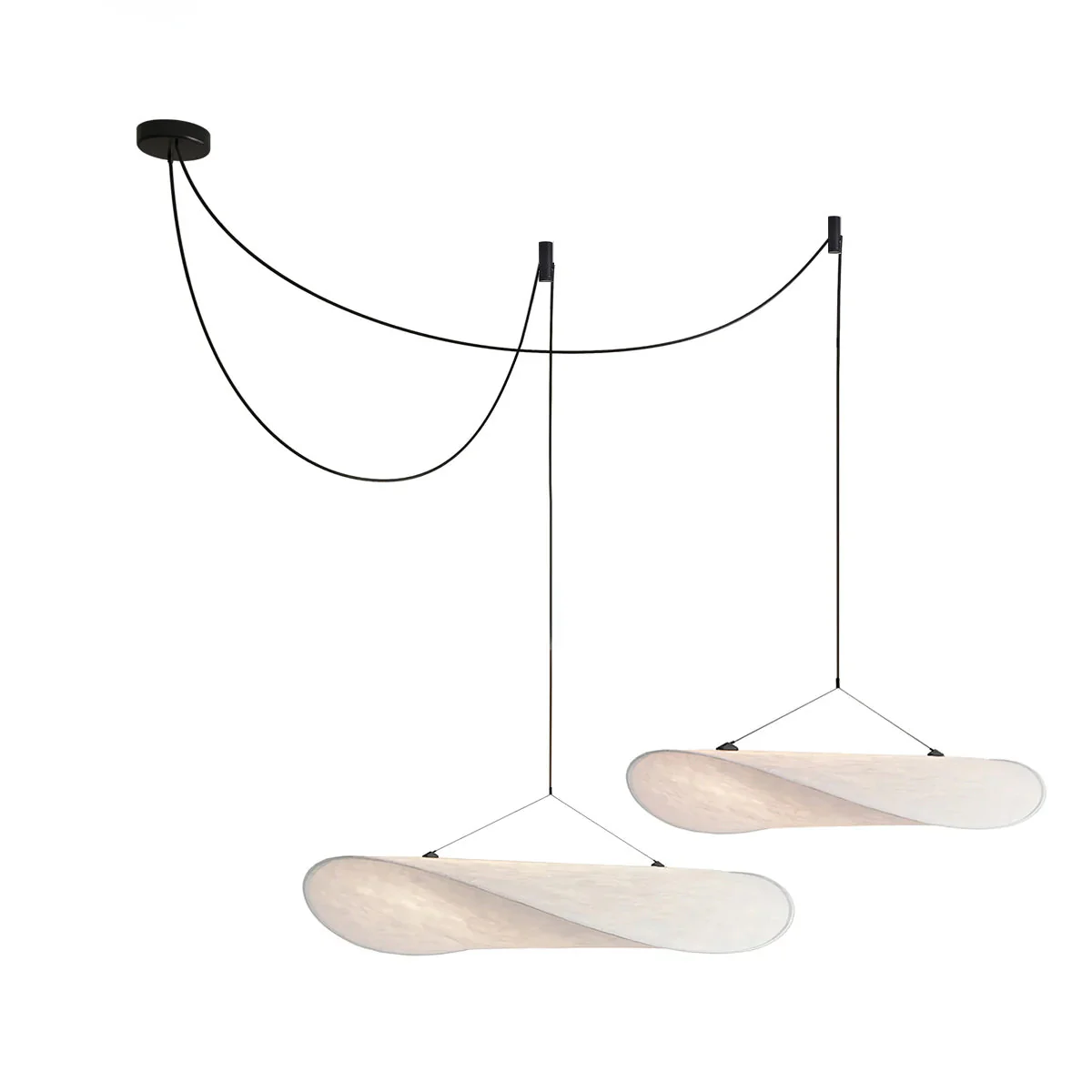 Sereca Paper & Glass Fiber Pendant Lamp - Image 116