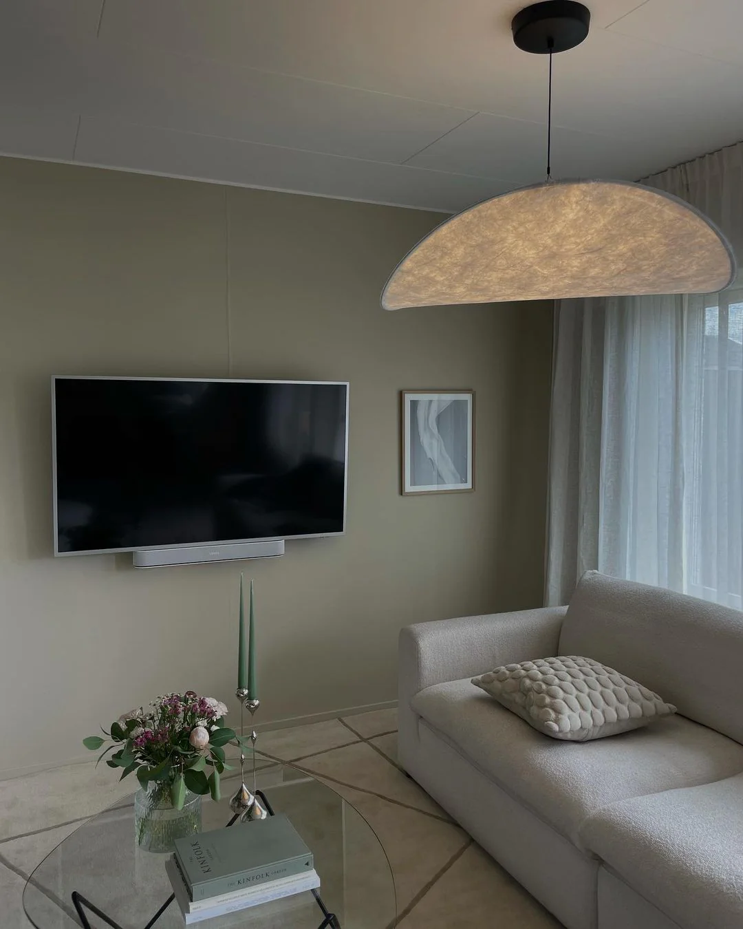Sereca Paper & Glass Fiber Pendant Lamp - Image 132