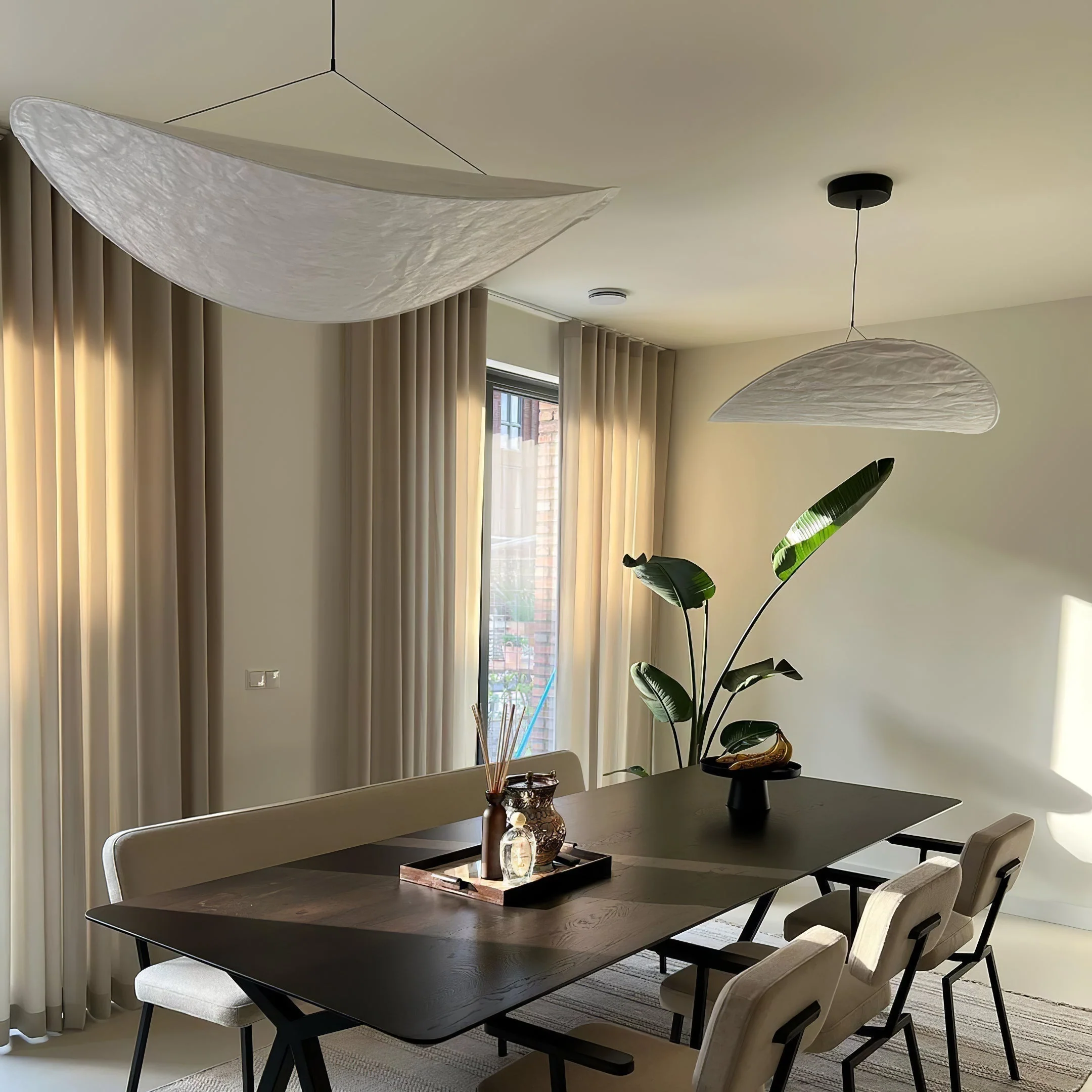 Sereca Paper & Glass Fiber Pendant Lamp - Image 149