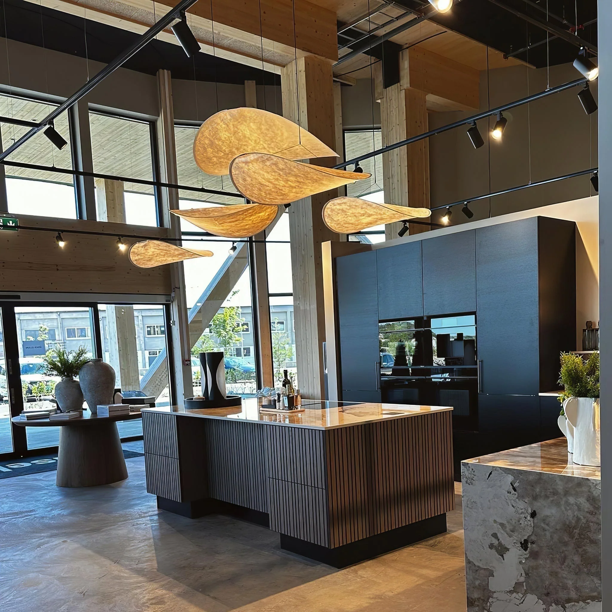 Sereca Paper & Glass Fiber Pendant Lamp - Image 39