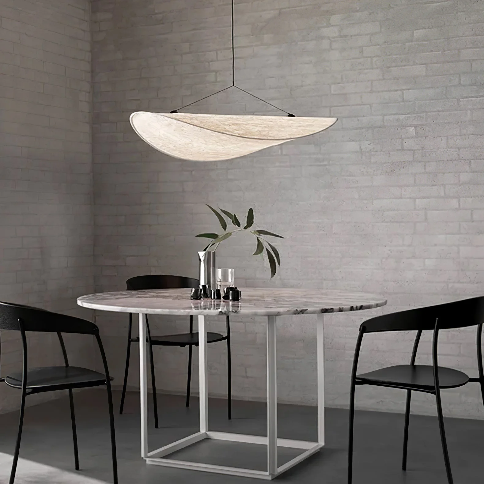 Sereca Paper & Glass Fiber Pendant Lamp - Image 46