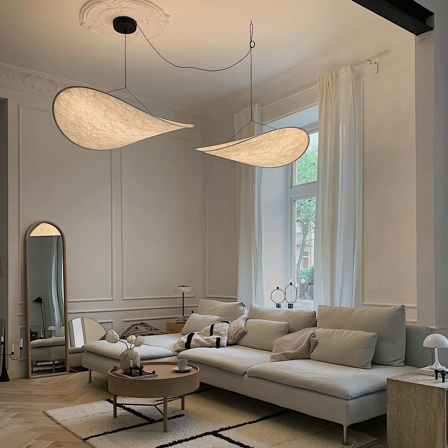 Sereca Paper & Glass Fiber Pendant Lamp - Image 47