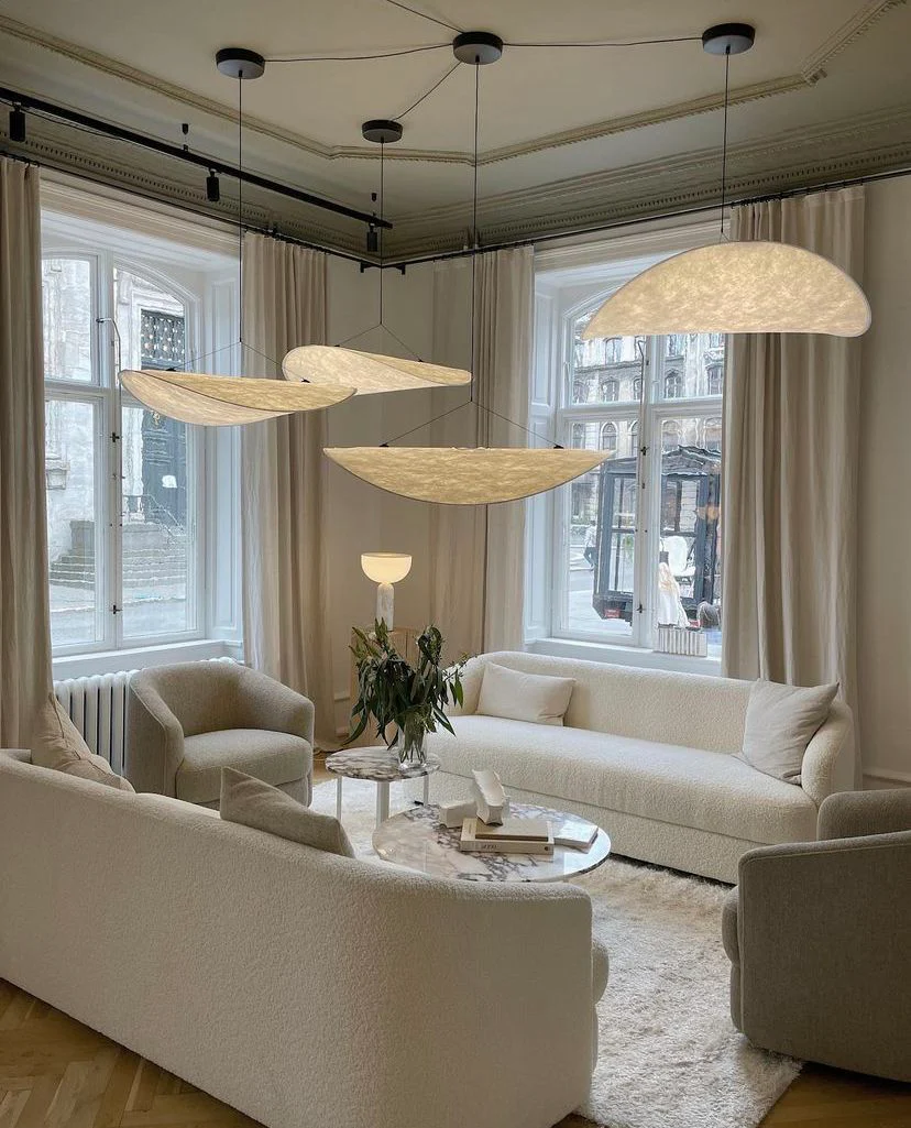 Sereca Paper & Glass Fiber Pendant Lamp - Image 55
