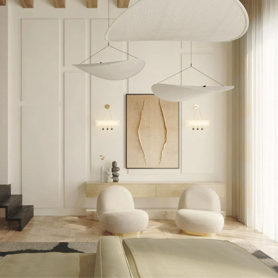 Sereca Paper & Glass Fiber Pendant Lamp - Image 69