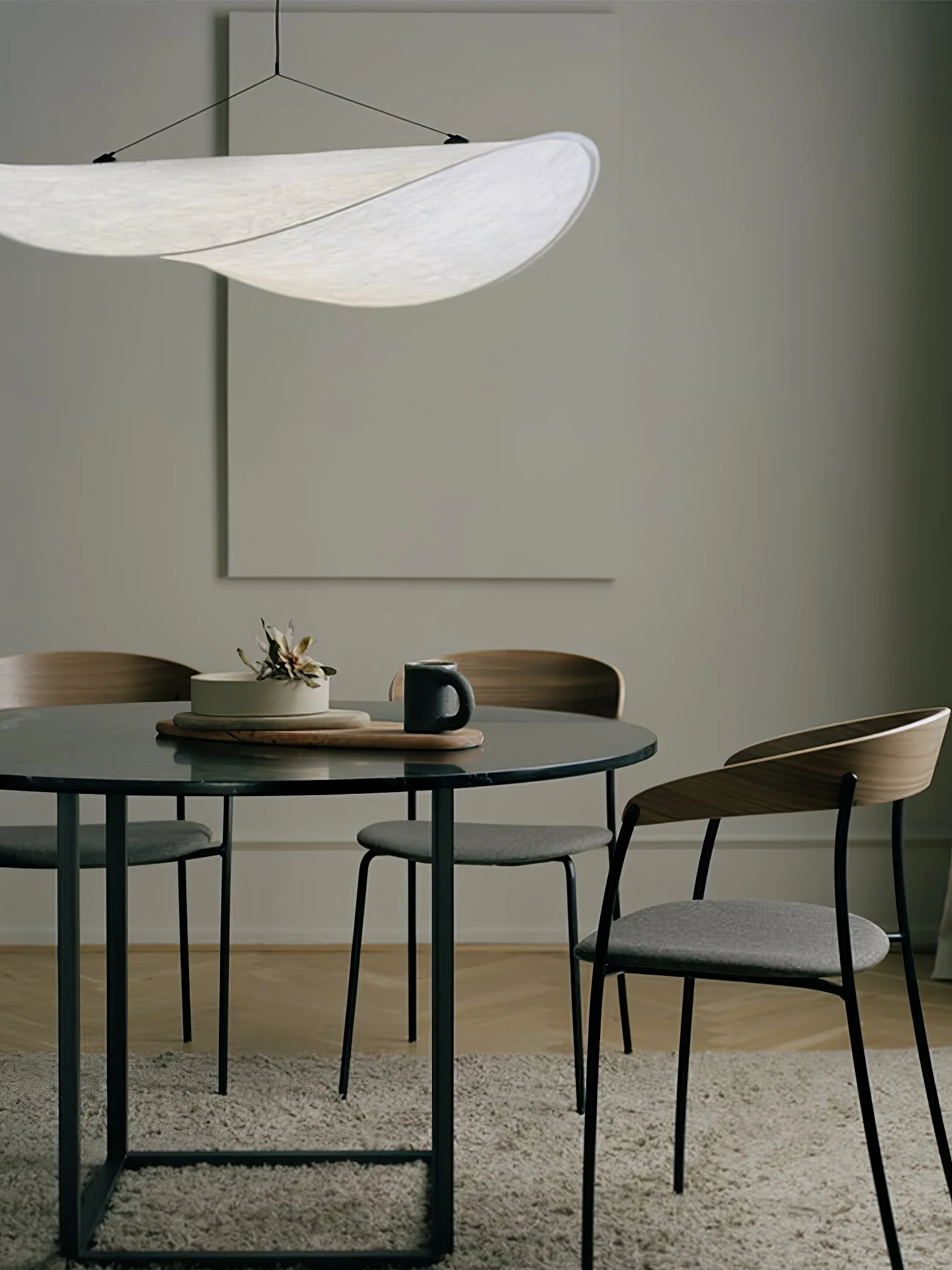 Sereca Paper & Glass Fiber Pendant Lamp - Image 73