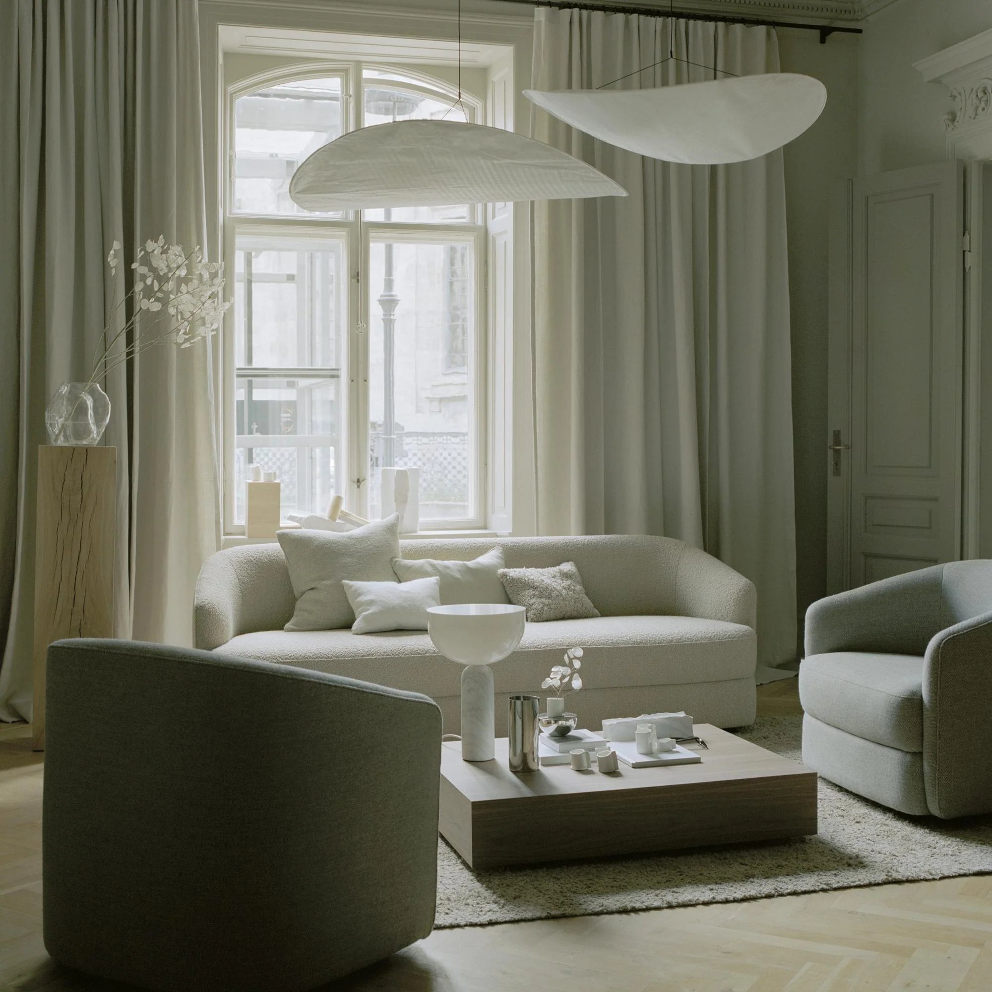 Sereca Paper & Glass Fiber Pendant Lamp - Image 74