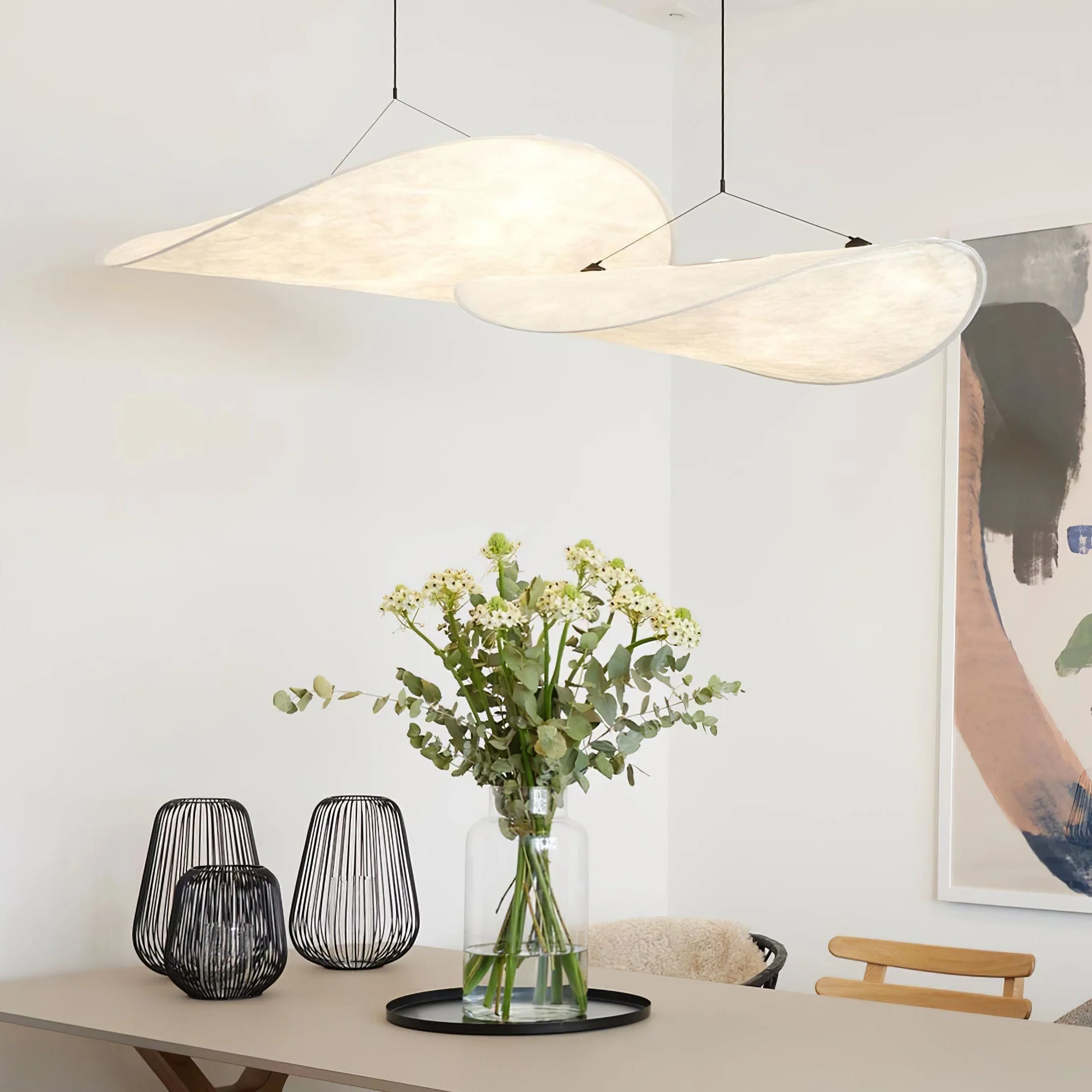 Sereca Paper & Glass Fiber Pendant Lamp - Image 76