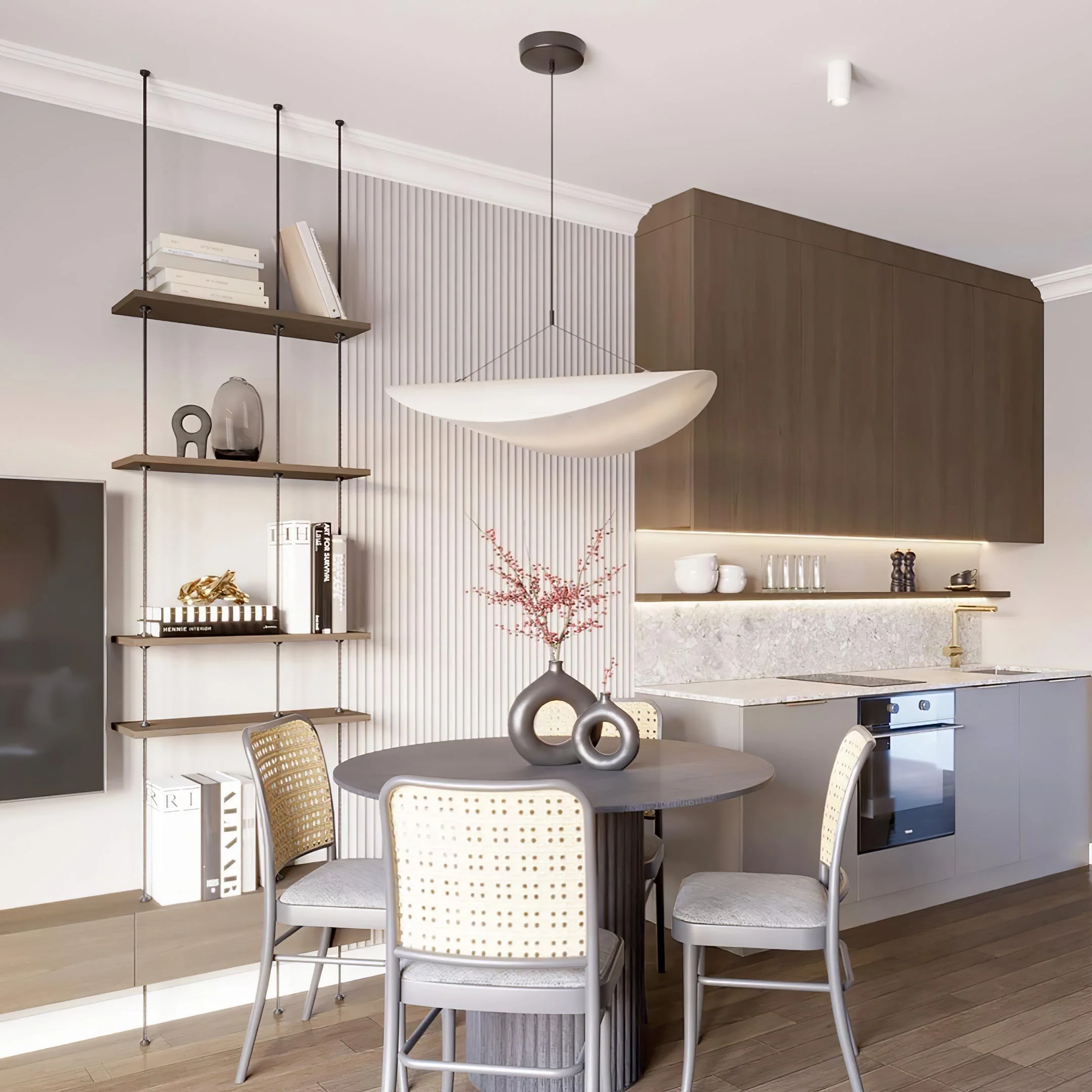 Sereca Paper & Glass Fiber Pendant Lamp - Image 77
