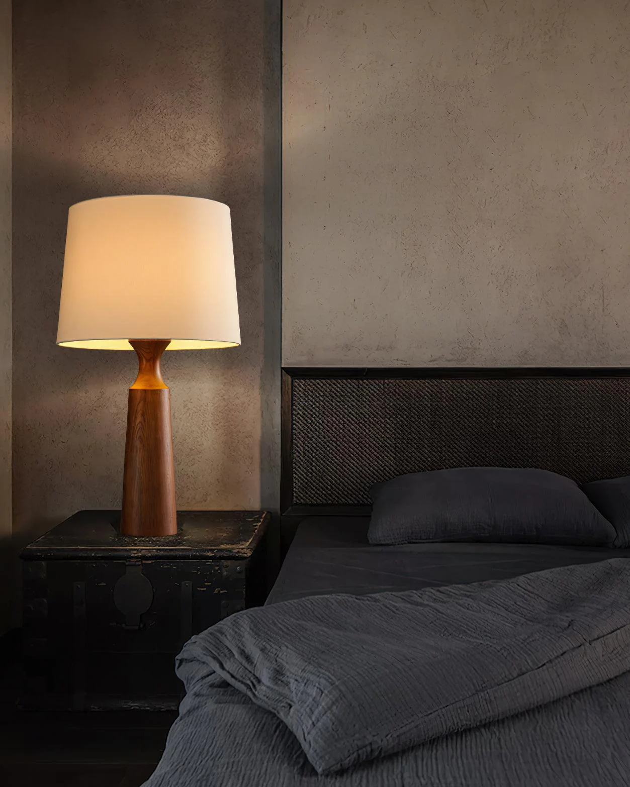 Seren Elegant Wood Table Lamp - Image 12