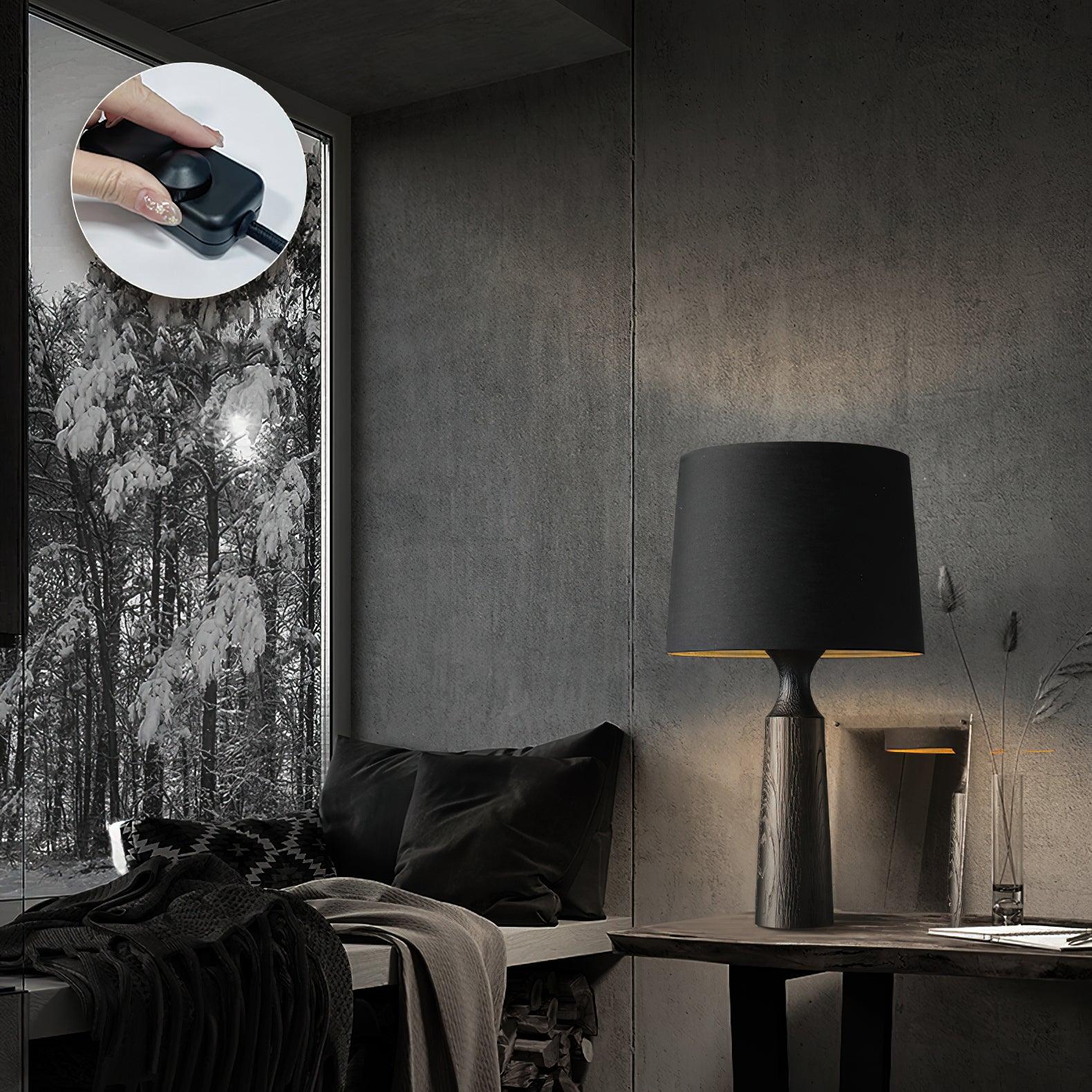 Seren Elegant Wood Table Lamp - Image 5