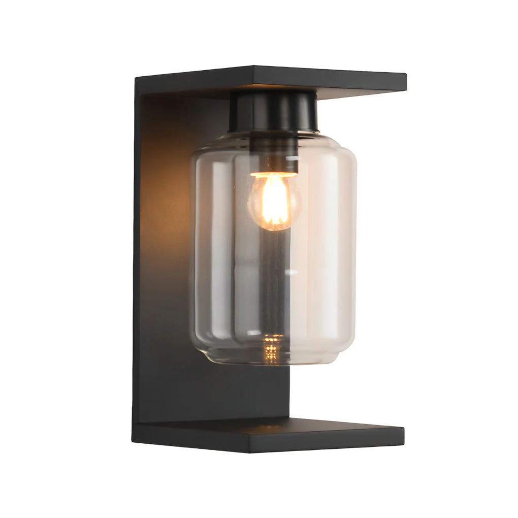 Serenay LED Modern Solar Glass Outdoor Wall Lights - Image 7