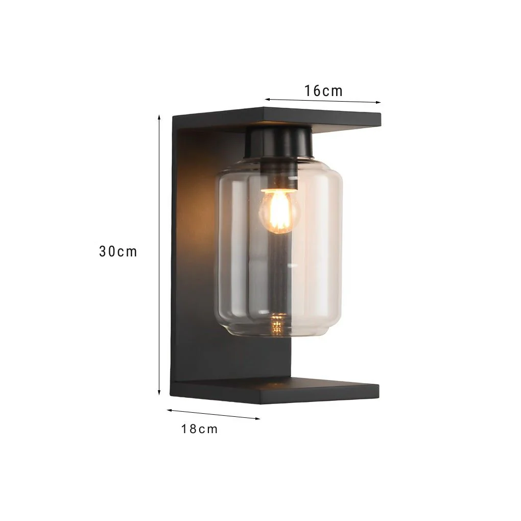 Serenay LED Modern Solar Glass Outdoor Wall Lights - Image 8