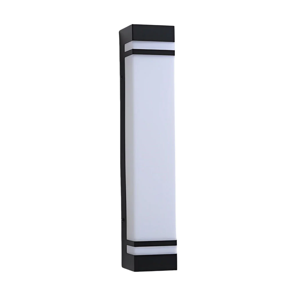 Serene Rectangle Modern LED Outdoor Wall Light - Image 6