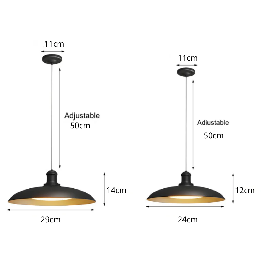 Shamus Classic Round Carbide Steel Outdoor Pendant Light - Image 5