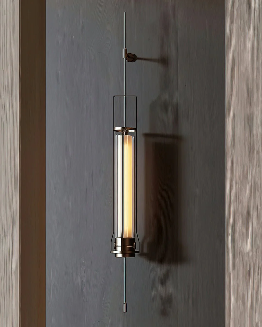 Shamus Modern Minimalist Cylinder Glass Sconce Wall Lamp - Image 10