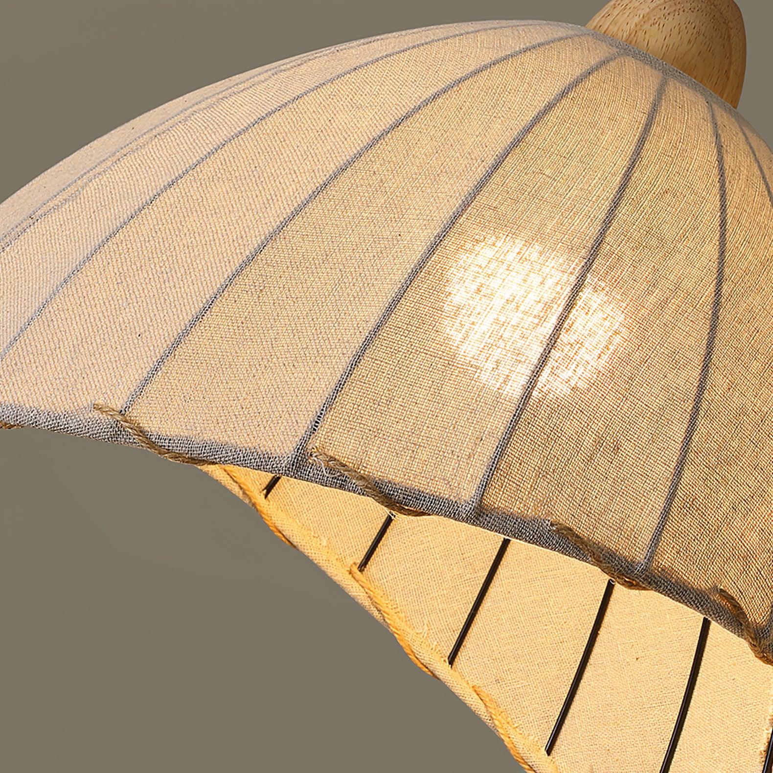 Shell Minimalist Wood Pendant Lamp - Image 5