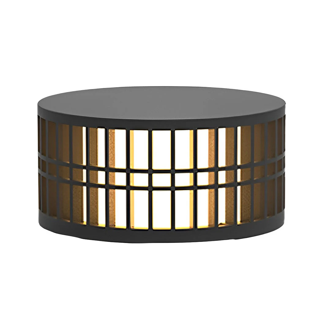 Shining Round Creative LED Modern Steel Outdoor Fence Post Lights - Image 3