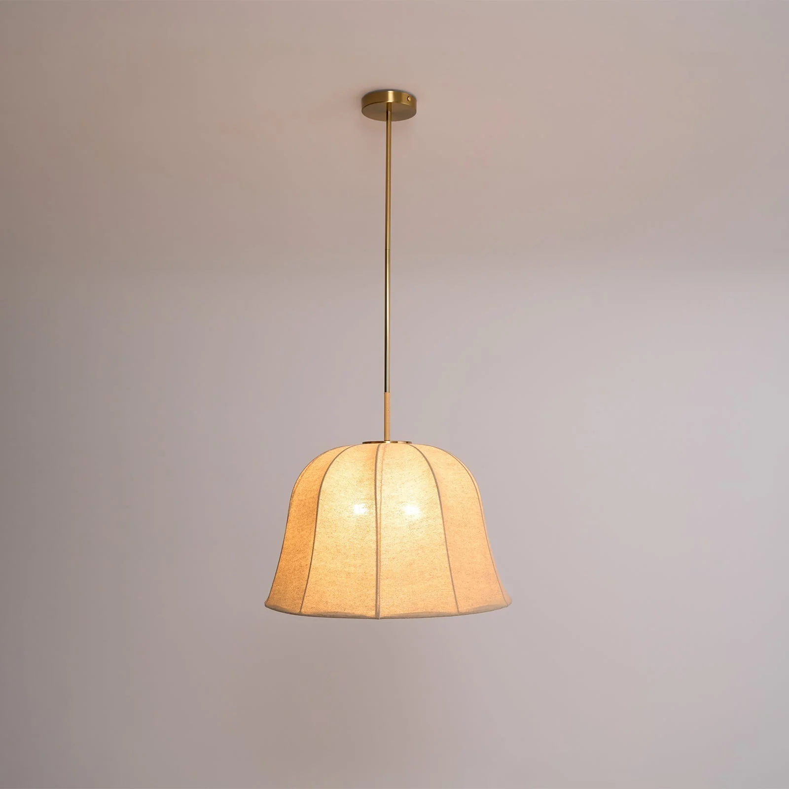 Fiora Vintage Fabric Pendant Lamp - Image 32