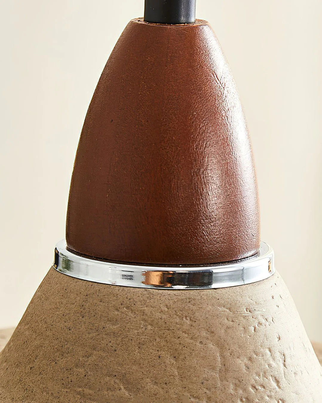Sierra Premium Nordic Art Ceramics Wood Pendant Lamp - Image 4