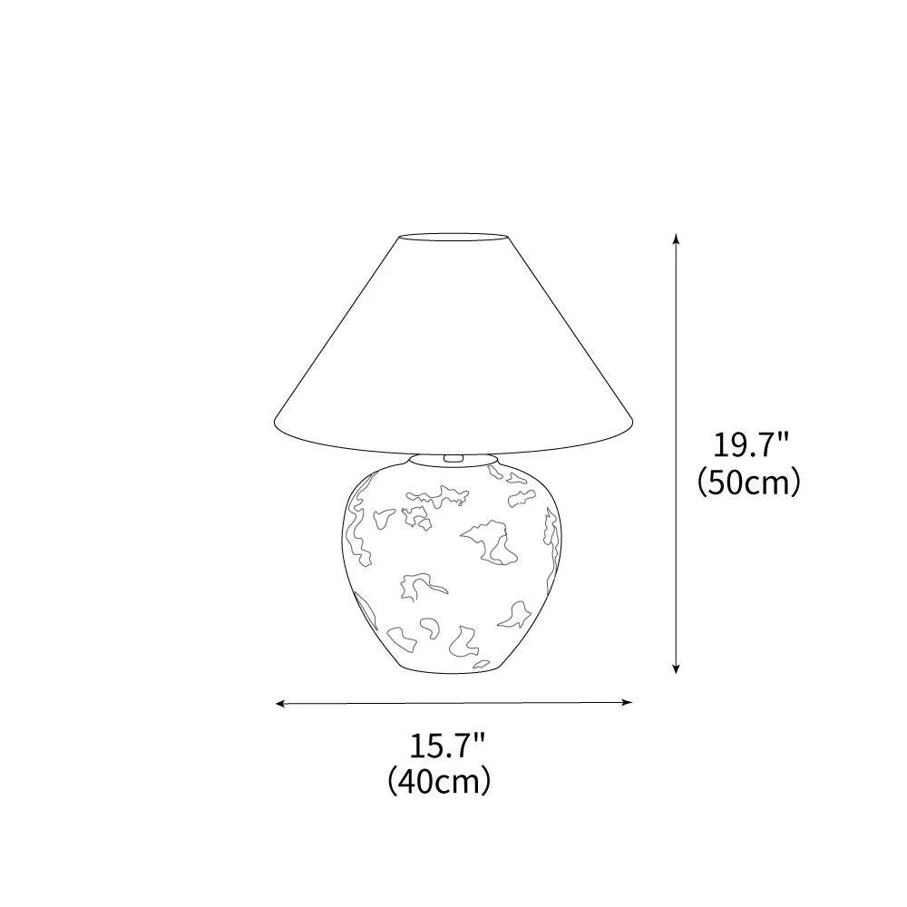 Sierra Sunset Oriental Ceramics Table Light - Image 3