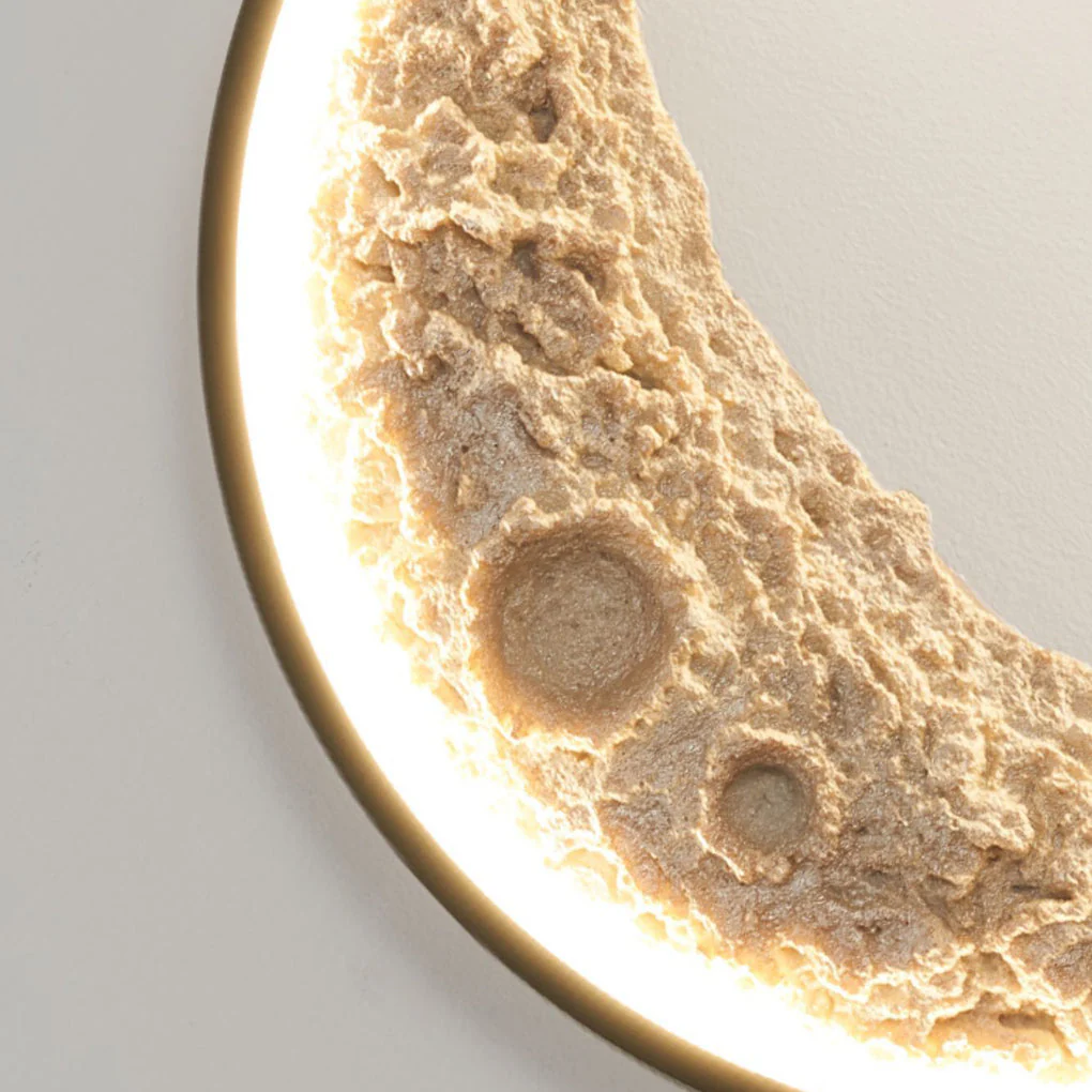 Sigmn Moon Crescent LED Resin Outdoor Wall Light - Image 4