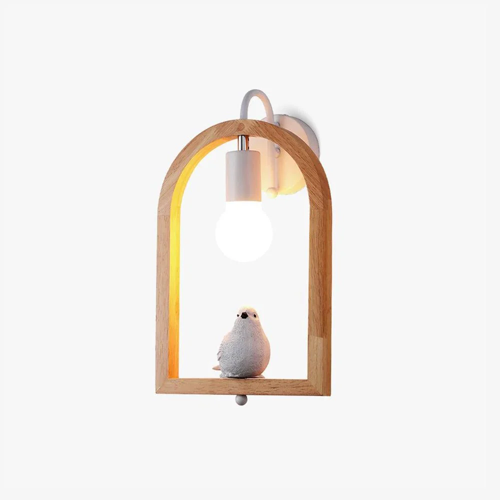 Silo Nordic Art Bird Resin Wall Light