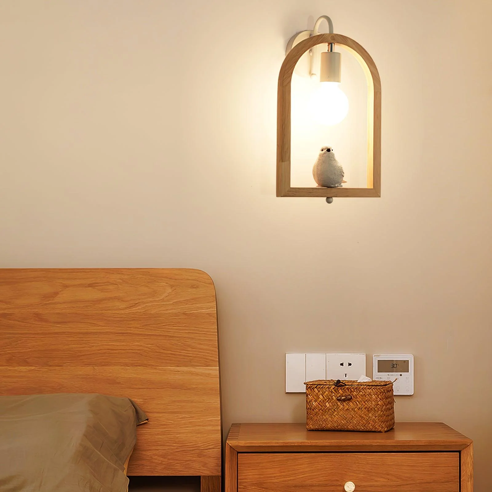 Silo Nordic Art Bird Resin Wall Light - Image 11