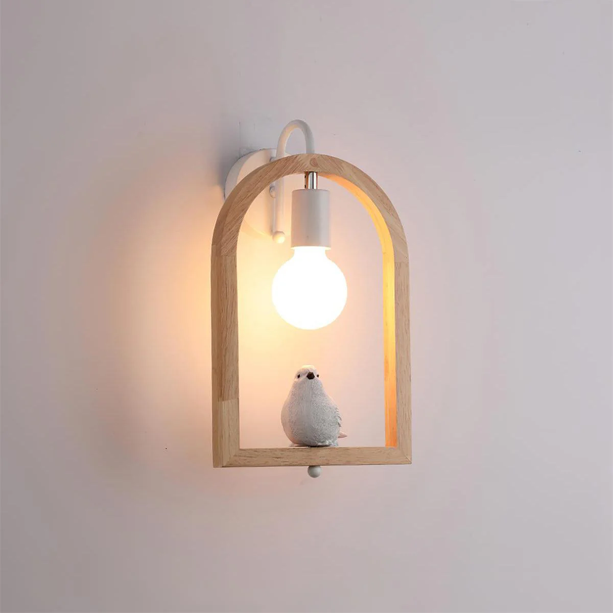Silo Nordic Art Bird Resin Wall Light - Image 12